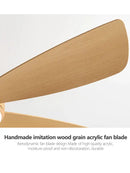 GobekUsa 56" Modern Ceiling Fan with Remote Control for Bedroom and Restaurant