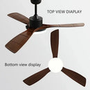 GobekUsa 52" Modern Ceiling Fan with Lights and Remote Control