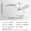 GobekUsa 52" Modern DC Ceiling Fan with Remote Control for Home and Restaurant