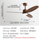 GobekUsa 52" Modern DC Ceiling Fan with Remote Control for Home and Restaurant