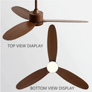GobekUsa 52" Modern DC Ceiling Fan with Remote Control for Home and Restaurant