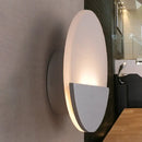 GobekUsa Modern LED Sconce Light: Sleek White Round/Square Design, Single Acrylic Wall Lighting in Warm/White Glow