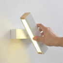 GobekUsa Adjustable Wooden LED Wall Lamp - Minimalist Indoor Lighting for Home Decor