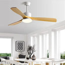 GobekUsa 3 Blade DC Ceiling Fan with LED Light & Remote Control