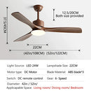 GobekUsa 3 Blade DC Ceiling Fan with LED Light & Remote Control