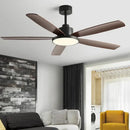 GobekUsa Living Bedroom Ceiling Fan With Light, Remote Control, 48-60 Inch, LED, DC, 220V