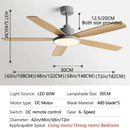 GobekUsa Living Bedroom Ceiling Fan With Light, Remote Control, 48-60 Inch, LED, DC, 220V