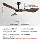 GobekUsa 52" Modern Ceiling Fan with Light & Control - Strong Wind, Simplicity Design