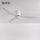 GobekUsa LED Ceiling Fan with Remote Control, Modern Design, Bedroom Decor, 220V