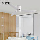 GobekUsa LED Ceiling Fan with Remote Control, Modern Design, Bedroom Decor, 220V