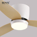 GobekUsa LED Ceiling Fan with Remote Control, Modern Design, Bedroom Decor, 220V