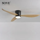 GobekUsa LED Ceiling Fan with Remote Control, Modern Design, Bedroom Decor, 220V