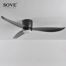GobekUsa LED Ceiling Fan with Remote Control, Modern Design, Bedroom Decor, 220V