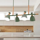 GobekUsa Nordic 4-Light Bell Metal Island Ceiling Hang Light - Adjustable for Dining Room