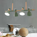 GobekUsa Nordic 4-Light Bell Metal Island Ceiling Hang Light - Adjustable for Dining Room