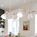 GobekUsa Nordic 4-Light Bell Metal Island Ceiling Hang Light - Adjustable for Dining Room