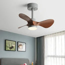 GobekUsa 24-Inch Mini Ceiling Fan with Lights, Modern Design for Home and Office