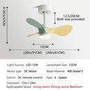 GobekUsa 24-Inch Mini Ceiling Fan with Lights, Modern Design for Home and Office