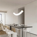 GobekUsa Bead Nordic Chandelier: Stylish Dining Room Pendant Light for Bar Table Adding Ambiance