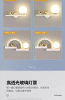 GobekUsa Bird Wall Lights: Modern LED Nordic Living Room Lighting