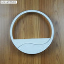 GobekUsa Modern LED Acrylic Wall Sconce: Warm/White Light in White/Black Fixture