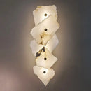 GobekUsa Brass Marble Wall Lamp: Luxury Sconce for Bedroom Living Dining Room Decor