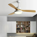GobekUsa 42/52 Inch White Black 3 Blade Copper Motor Ceiling Fan Light Remote