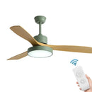 GobekUsa 42/52 Inch White Black 3 Blade Copper Motor Ceiling Fan Light Remote