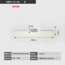 GobekUsa LED Wall Lamps - White/Black Iron & Aluminum Base, Acrylic Shade, Mirror Lights