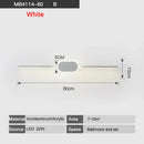 GobekUsa LED Wall Lamps - White/Black Iron & Aluminum Base, Acrylic Shade, Mirror Lights