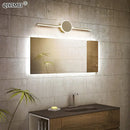GobekUsa LED Wall Lamps - White/Black Iron & Aluminum Base, Acrylic Shade, Mirror Lights