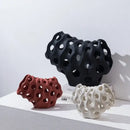 GobekUsa Coral Geometric Resin Sculpture Sea Creature Decor Figurine