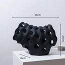 GobekUsa Coral Geometric Resin Sculpture Sea Creature Decor Figurine