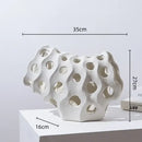 GobekUsa Coral Geometric Resin Sculpture Sea Creature Decor Figurine