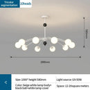 GobekUsa Cream Wind Chandelier: Luxury Postmodern Hall Lamp for Living Room, Bedroom, and Restaurant