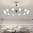 GobekUsa Cream Wind Chandelier: Luxury Postmodern Hall Lamp for Living Room, Bedroom, and Restaurant