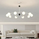 GobekUsa Cream Wind Chandelier: Luxury Postmodern Hall Lamp for Living Room, Bedroom, and Restaurant