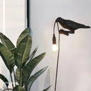 GobekUsa Designer Bird Wall Lamp Modern Resin White Black LED Light Bedroom Living Room