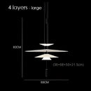 GobekUsa Flying Saucer Pendant Light for Dining Table and Bar, Modern Minimalist Creative Design