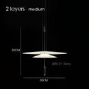GobekUsa Flying Saucer Pendant Light for Dining Table and Bar, Modern Minimalist Creative Design