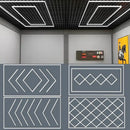GobekUsa Hexagon LED Ceiling Light for Home Garage and Commercial Systems