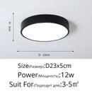 GobekUsa LED Ceiling Light for Corridor Art Gallery Decoration in White or Black