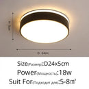 GobekUsa LED Ceiling Light for Corridor Art Gallery Decoration in White or Black