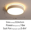GobekUsa LED Ceiling Light for Corridor Art Gallery Decoration in White or Black