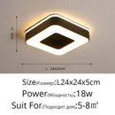 GobekUsa LED Ceiling Light for Corridor Art Gallery Decoration in White or Black
