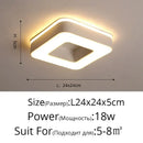 GobekUsa LED Ceiling Light for Corridor Art Gallery Decoration in White or Black