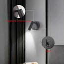Modern white & black led wall lamp bedroom reading light by Decorbites