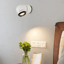 GobekUsa LED Wall Light White Red PVC 4000K Modern Sconce for Bedroom Living Room