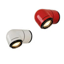 GobekUsa LED Wall Light White Red PVC 4000K Modern Sconce for Bedroom Living Room