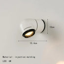 GobekUsa LED Wall Light White Red PVC 4000K Modern Sconce for Bedroom Living Room